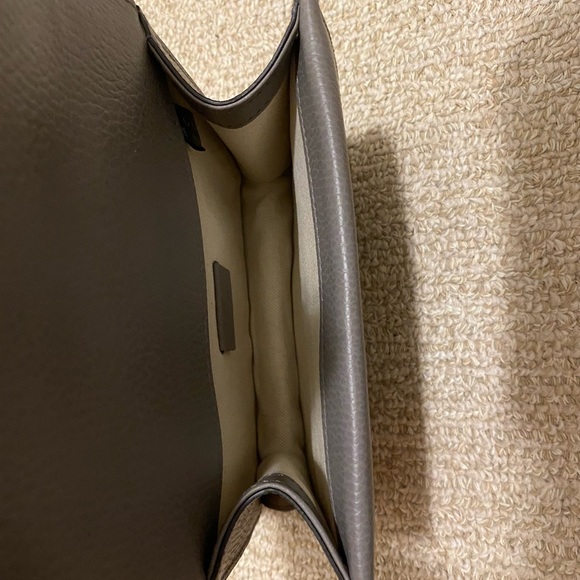 GUCCI Calfskin Dionysus Bag Dusty Grey Authentic Leather Handbag - Picture 6 of 9
